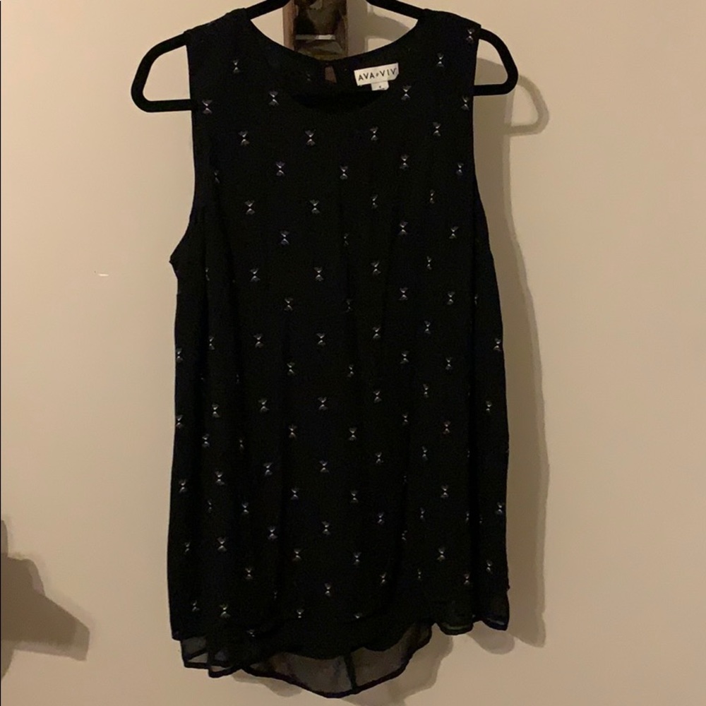 Formal tank top shirt with cute design